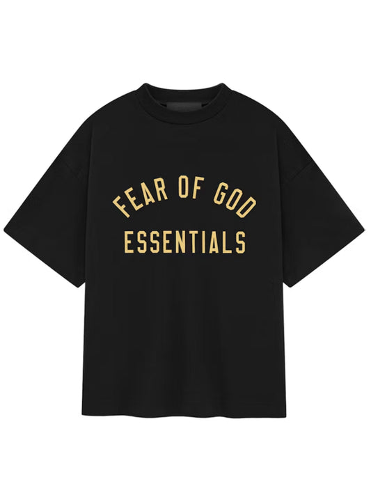Essentials 24Fw Kids Jersey Crewneck Tee Black