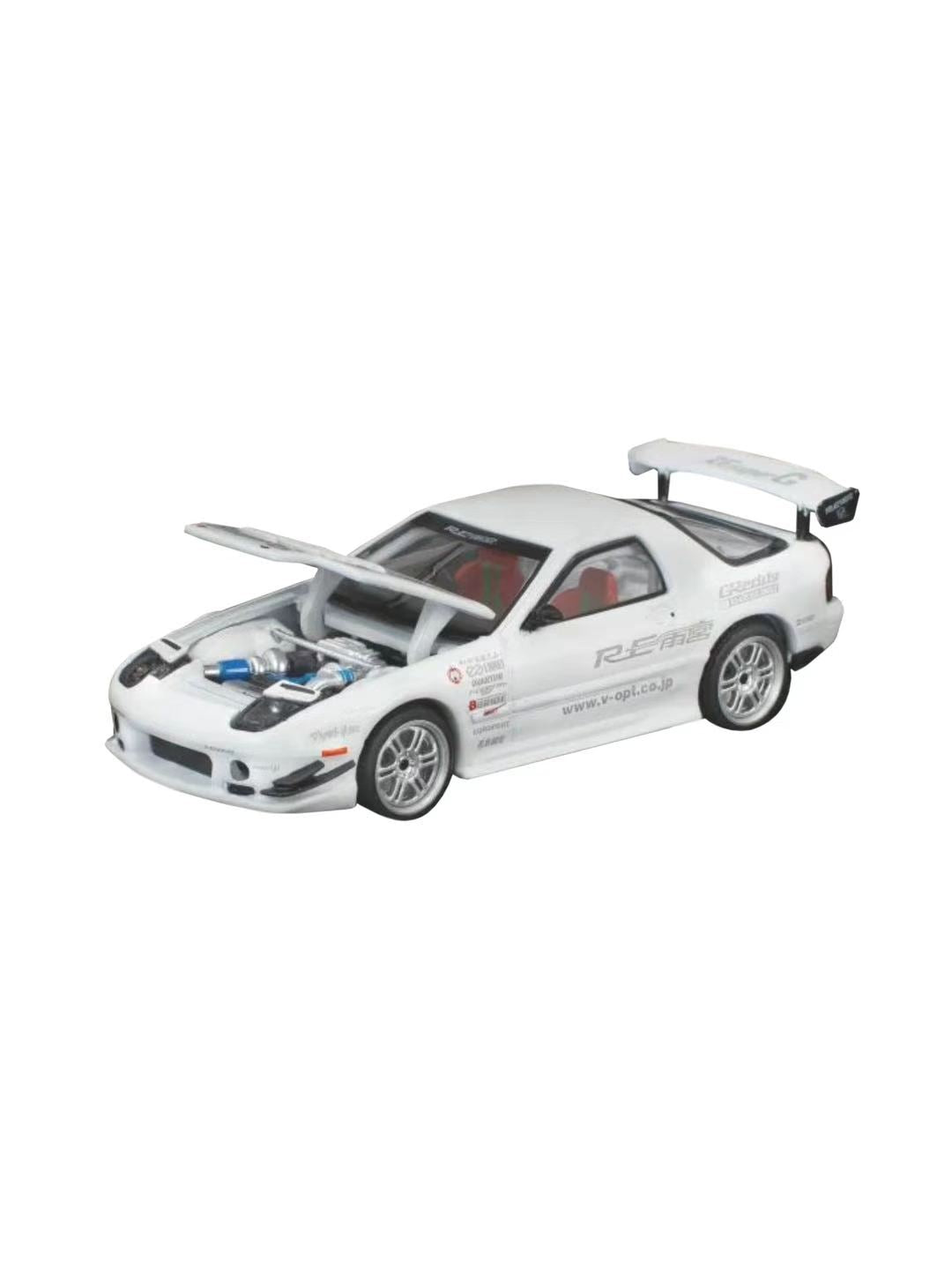 C-POP RACE 1:64 Mazda RX7 FC3S RE Amemiya PR64-260 White