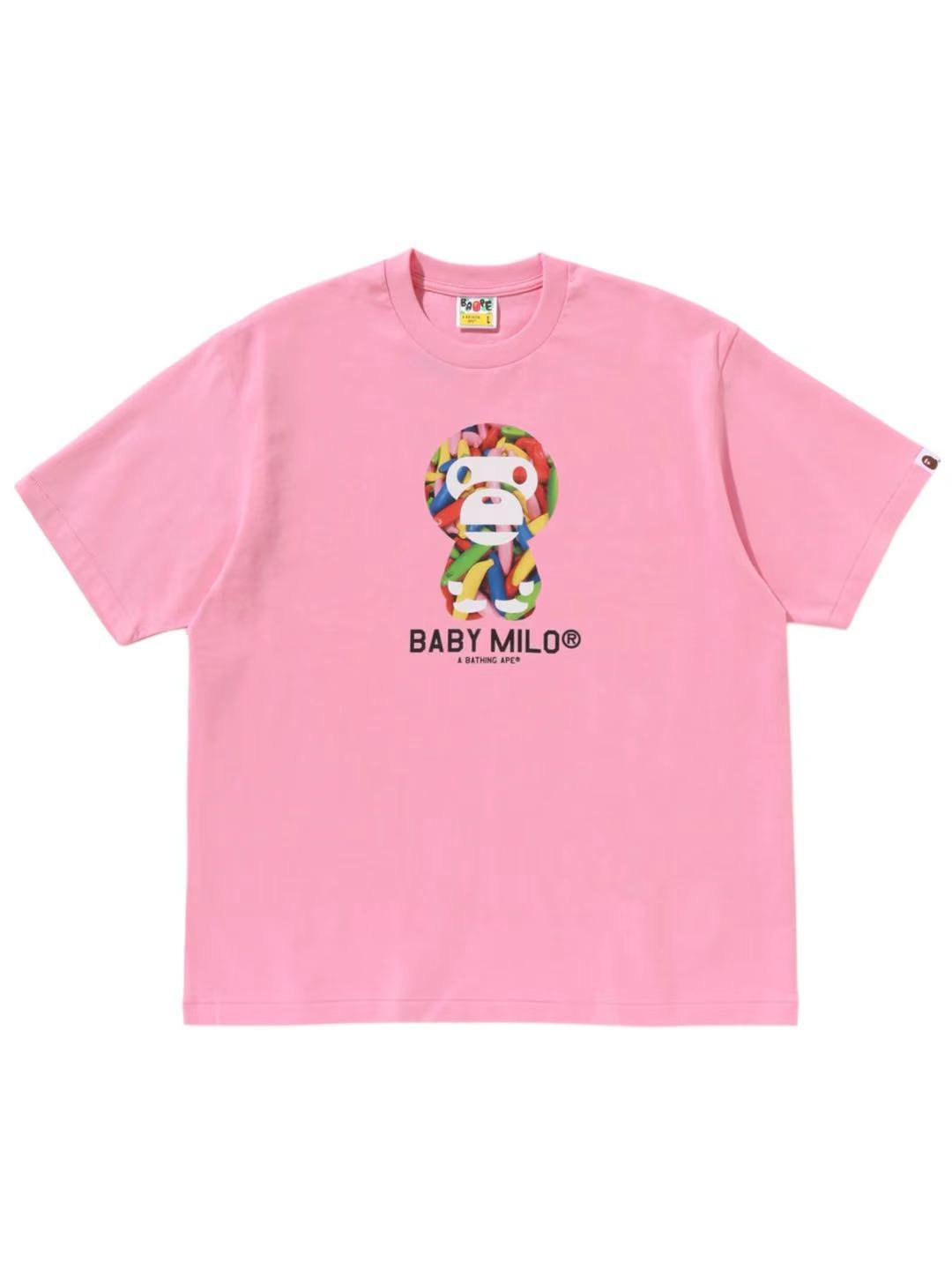 Bape Banana Baby Milo Relaxed Fit Tee Pink