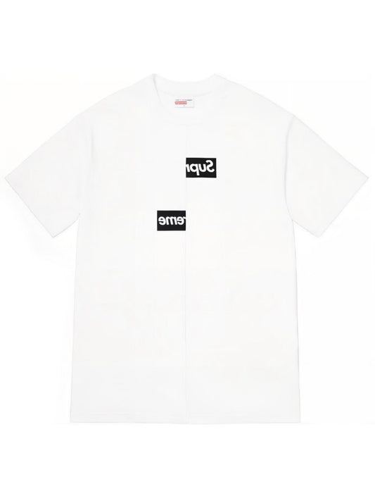 Supreme x Comme des Garcons  Box Logo Tee White