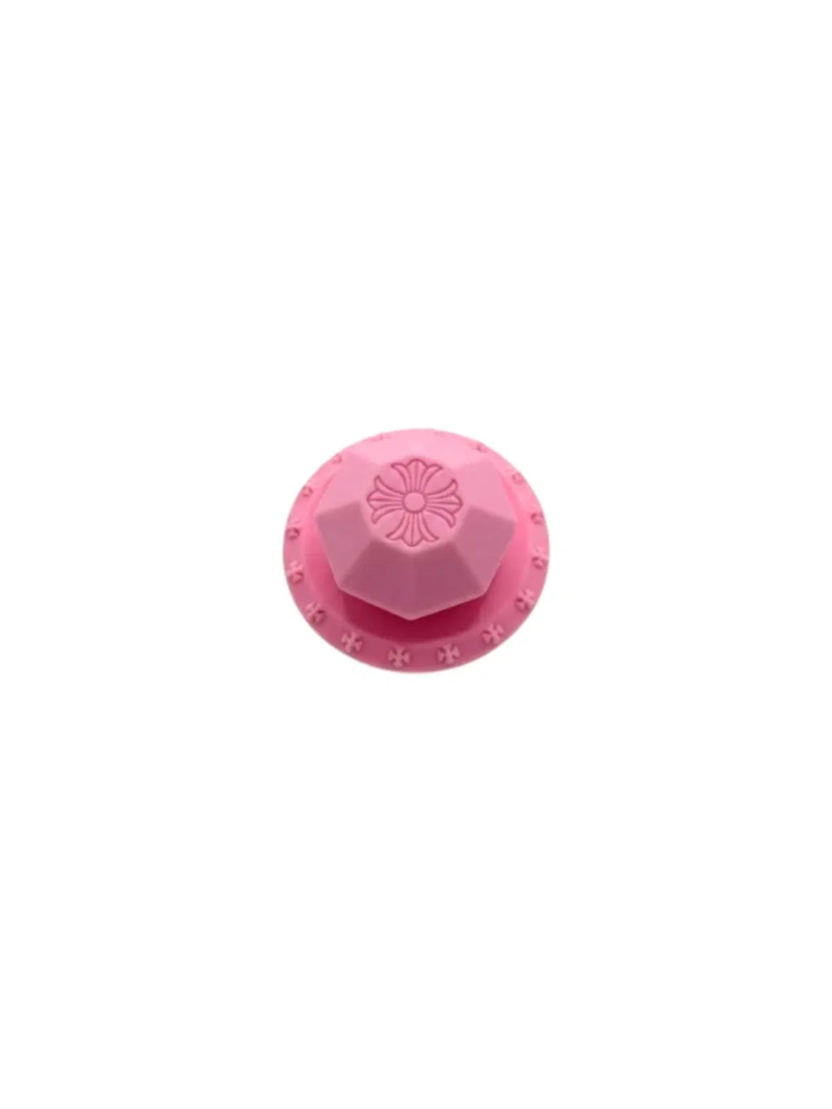 Chrome Hearts Silicone Diamond Ring Pink