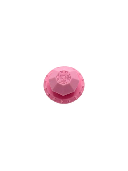 Chrome Hearts Silicone Diamond Ring Pink