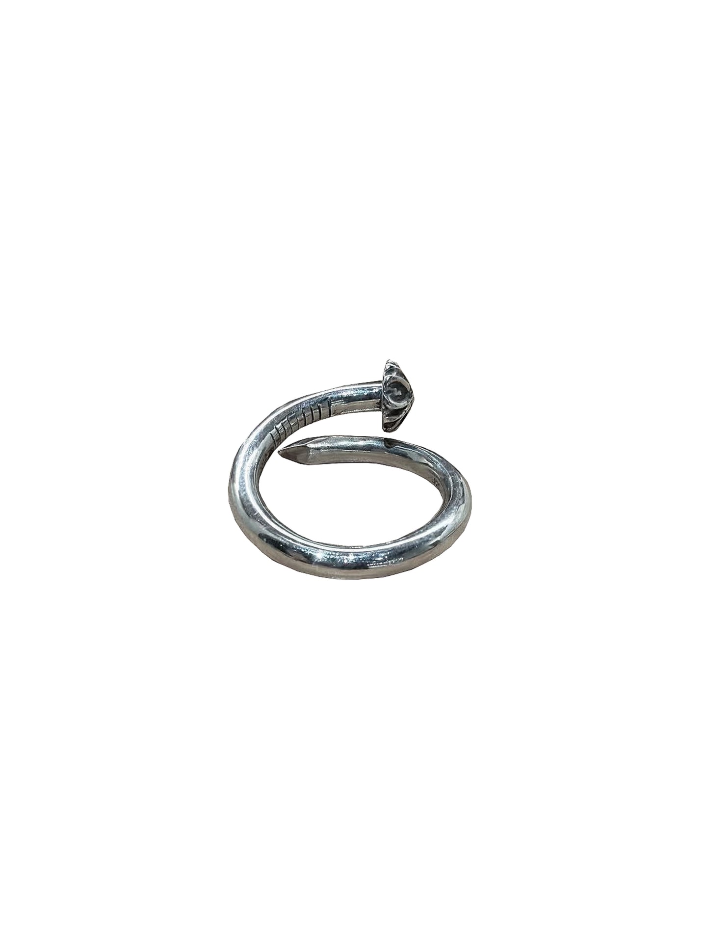 Chrome Hearts Nail Cross Ball Silver Ring US 8 C319016373-Used