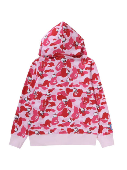 Bape x Sanrio Full Zip Hoodie Pink Kitty