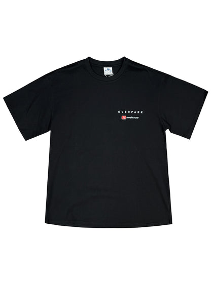 Overpark R35 Jacaranda Tee Black Relaxed Fit OP-01RF2601