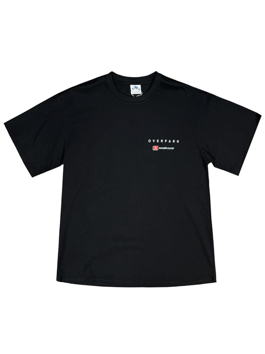 Overpark R35 Jacaranda Tee Black Relaxed Fit OP-01RF2601