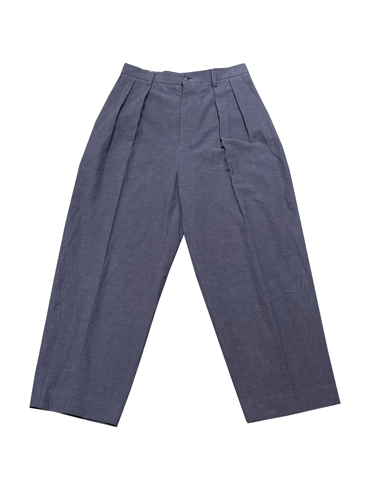 refomed REPT-AN001 Cotton Linen Pants Navy