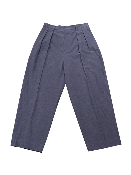 refomed REPT-AN001 Cotton Linen Pants Navy