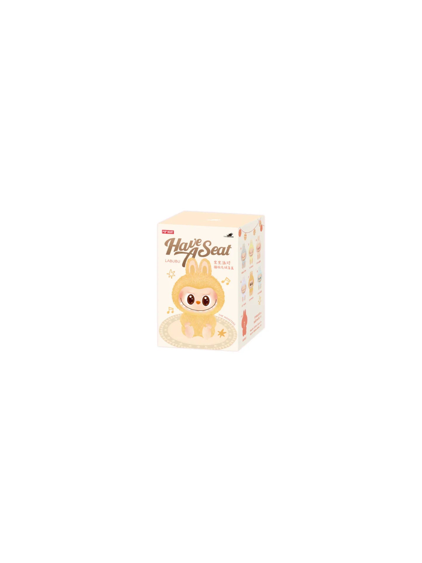 Pop Mart Labubu The Monsters Have a Seat Vinyl Plush Sealed Box