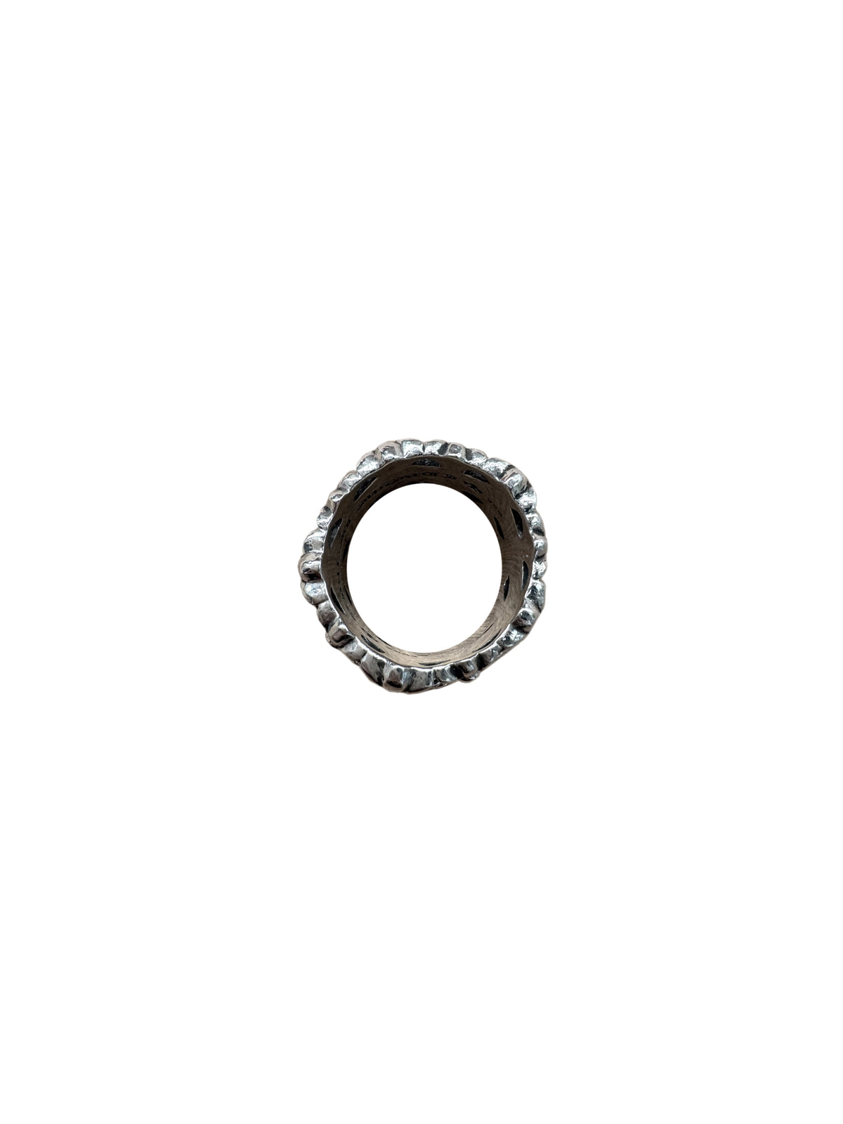 Chrome Hearts Cemetery Silver Ring US 13 C40115406-Used