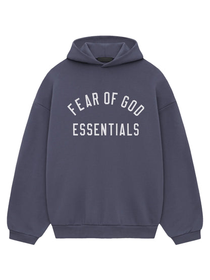 Essentials 25Ss Fleece Hoodie Marine