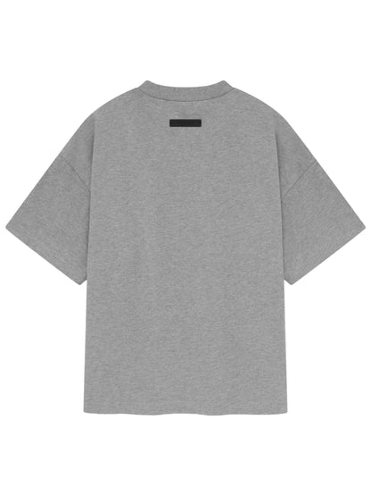 Essentials 24Fw Kids Jersey Crewneck Tee Dark Heather