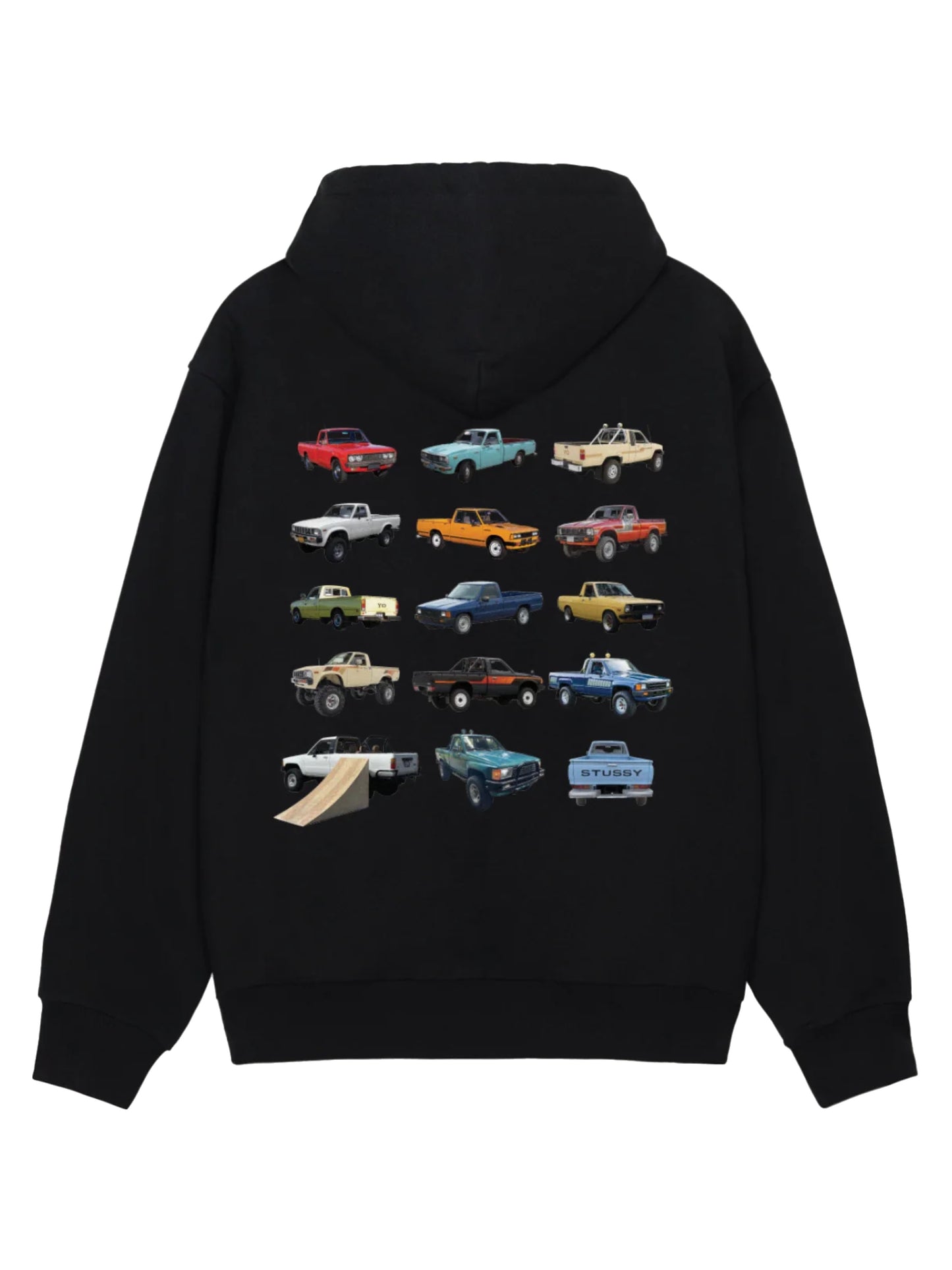 Stussy Pick Up Zip Hoodie Black