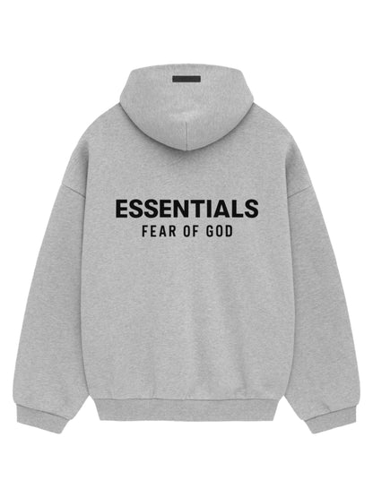 Essentials 25Ss Fleece Hoodie Light Heather