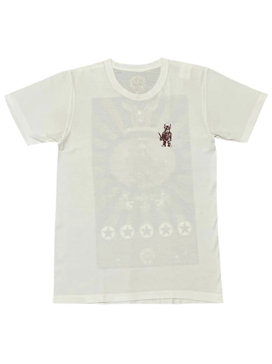 Chrome Hearts Foti Skull Japan Samurai Tee White