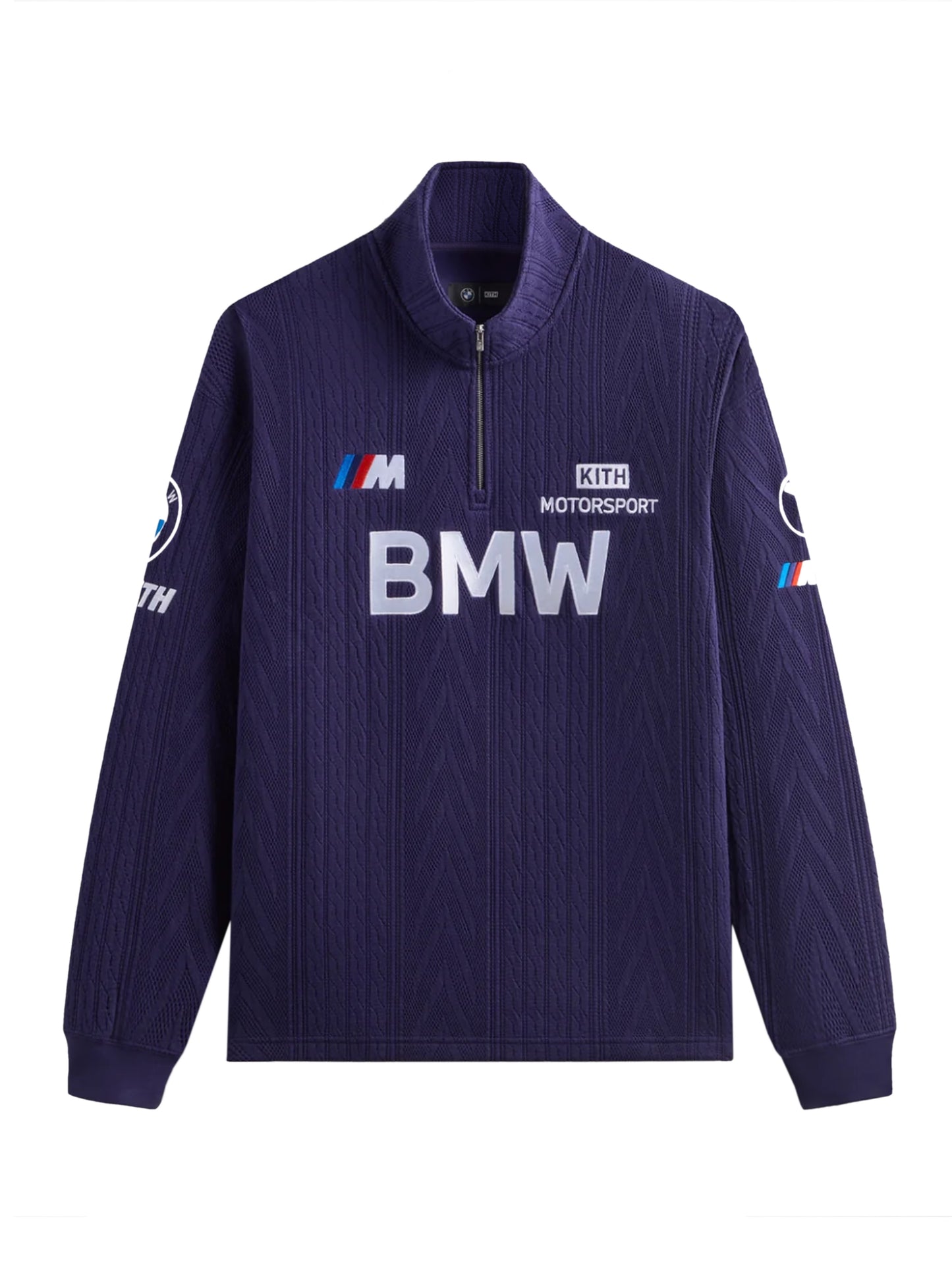 KITH x BMW Cable Fleece Quarter Zip