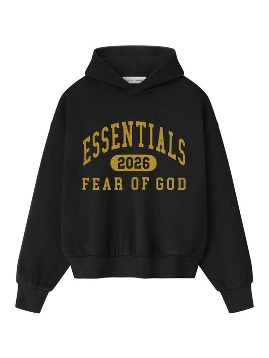 Essentials 25 Holiday Classic Hoodie Vintage Black