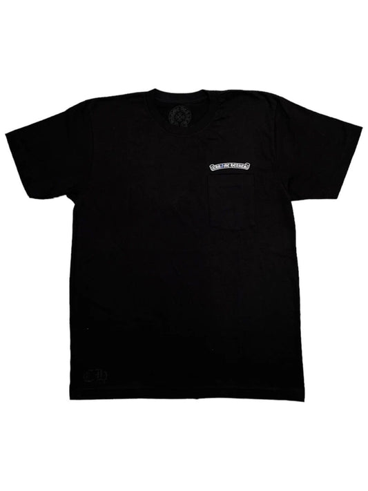 Chrome Hearts Rolling Stones 2024 New York Pocket Tee Shirt Black