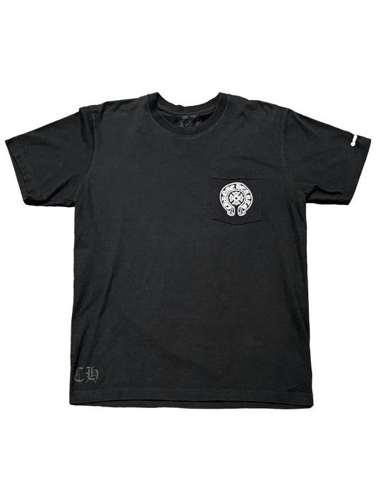 Chrome Hearts Horseshoe Logo Pocket Tee Black L C119141225-Used