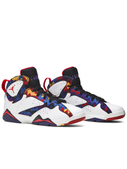 Air Jordan 7 Retro BG White/Unvrsty RD-Blk-Bright CNC 304774-142