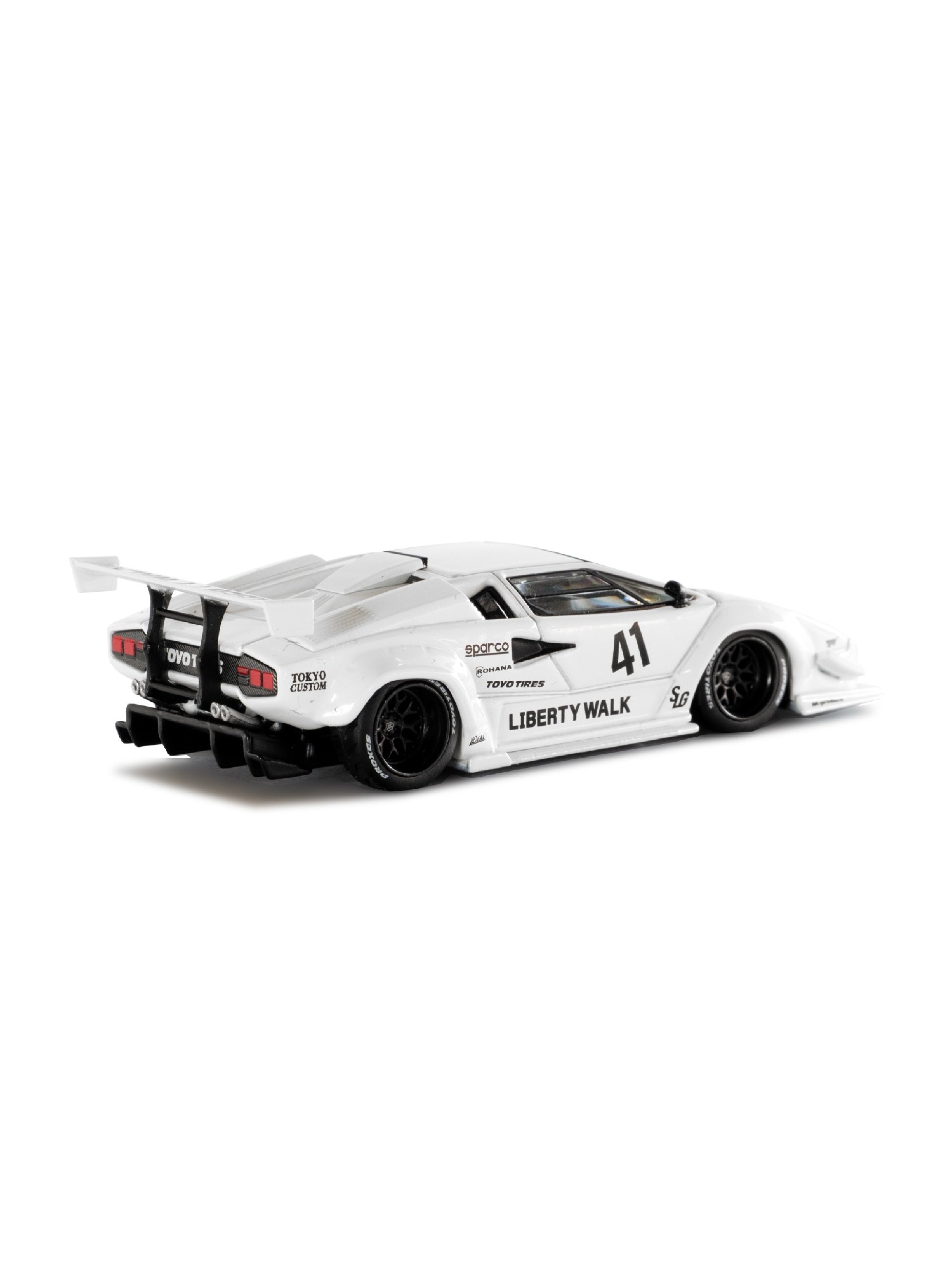 ミニカー Mini GT Lamborghini countach lbwk Mini-GT Lamborghini Countach LB-WORKS White 2024 Tokyo Auto