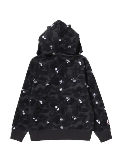 Bape x Sanrio Full Zip Hoodie Black Kuromi