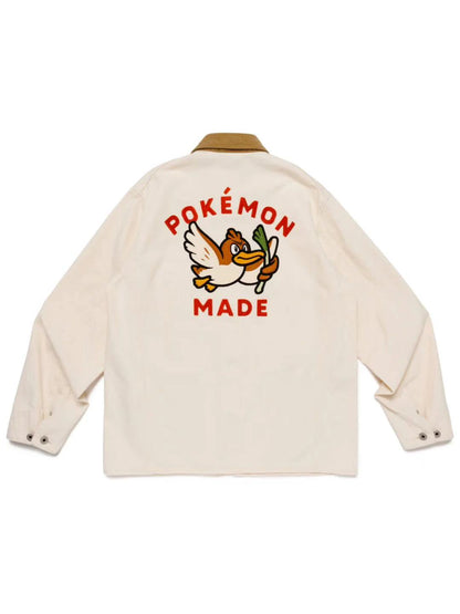 Human Made x Pokemon Coverall Jacket Brown