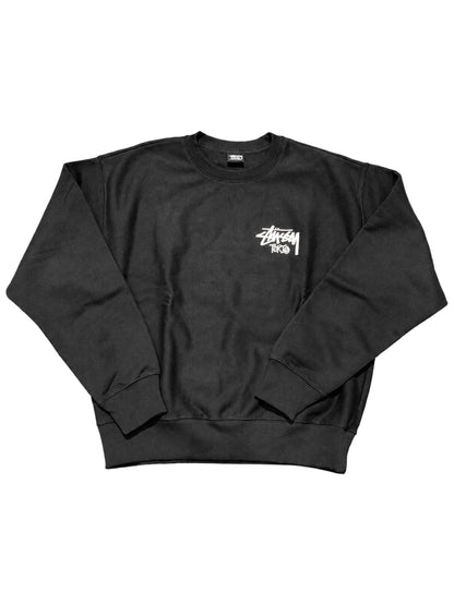 Stussy Stock Tokyo Crewneck Black