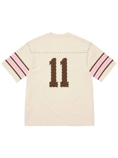 Supreme Studded Football Top Tee Cream