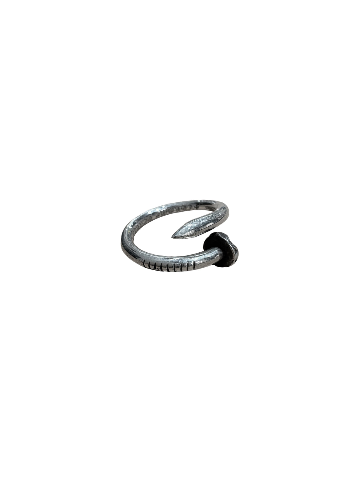 Chrome Hearts Nail Cross Ball Silver Ring US 9 C40115403-Used