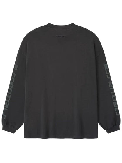 Essentials 25 Holiday 90s Long Sleeve Tee Vintage Black