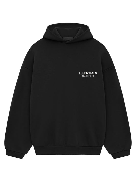 Essentials 25Ss Fleece Hoodie Black