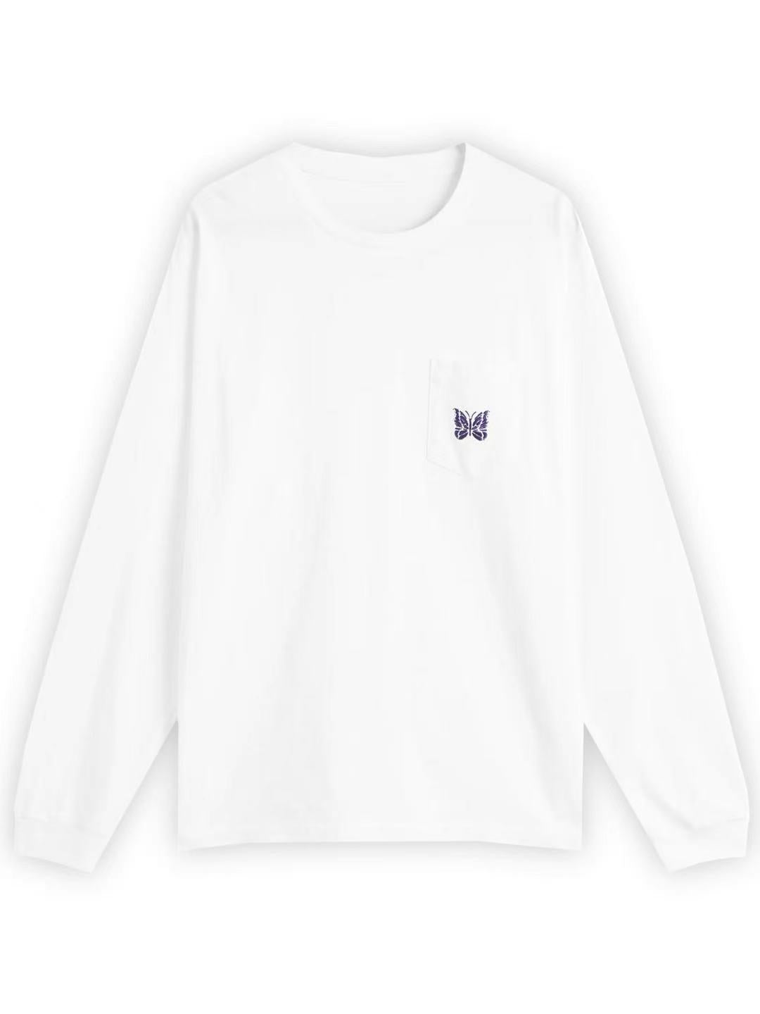 Needles LS Pocket Tee White