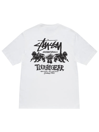 Stussy Tough Gear International Tee White
