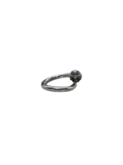Chrome Hearts Nail Cross Ball Silver Ring US 7 C419016502-Used