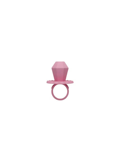 Chrome Hearts Silicone Diamond Ring Pink