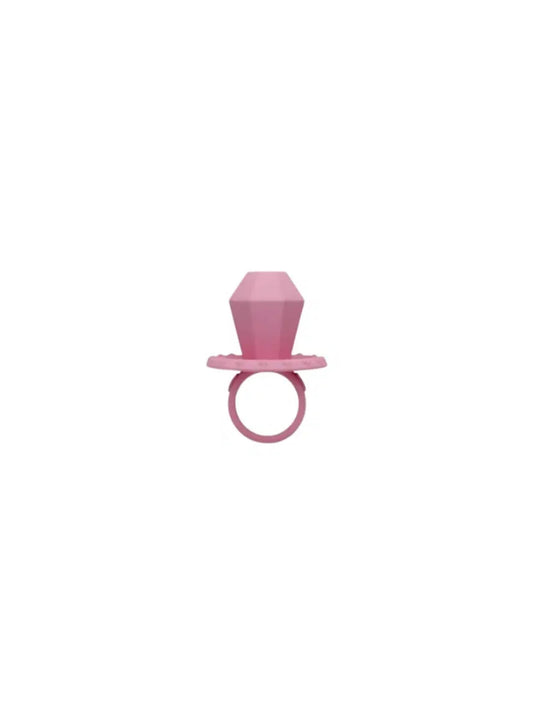 Chrome Hearts Silicone Diamond Ring Pink