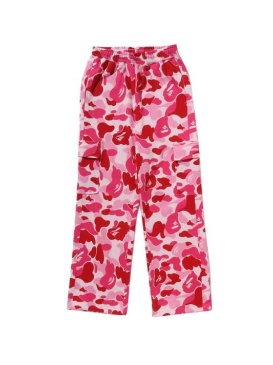 Bape ABC Camo Ape Logo Straight Sweat Pants