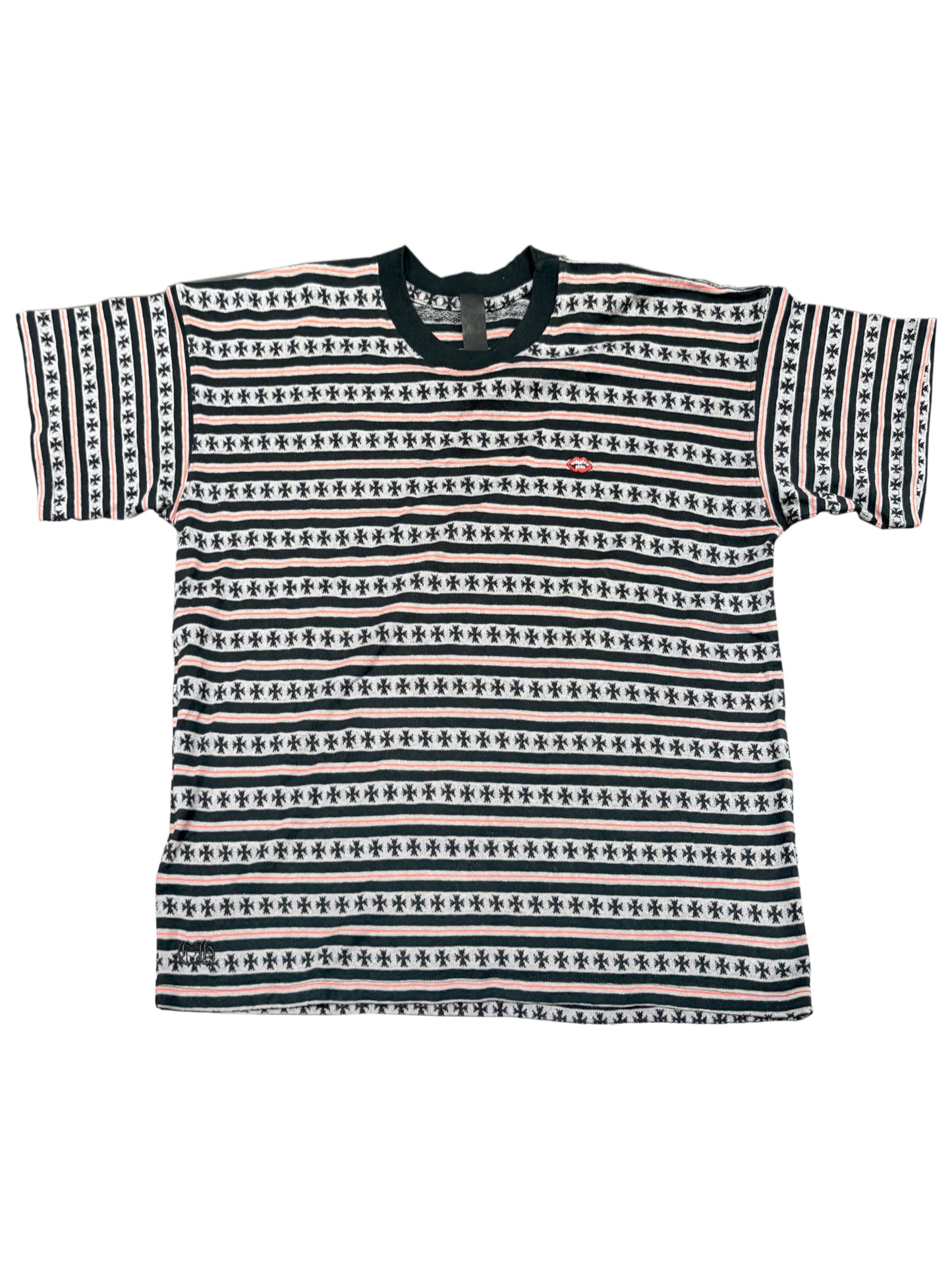 Chrome Hearts Matty Boy Chomper Stripe (Men) Tee Black S C119017203-Used