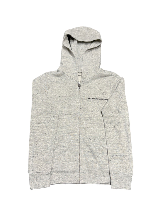 Chrome Hearts Vine Dagger Logo Back Zip Hoodie Grey S C119050221-Used