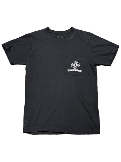 Chrome Hearts USA Script Scroll Balck Vine Dagger Logo Back Tee Black S C119141344-Used