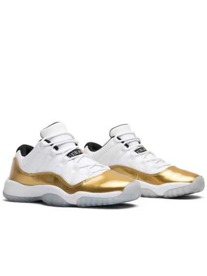 Air Jordan 11 Low BG WHT GOLD 528896-103