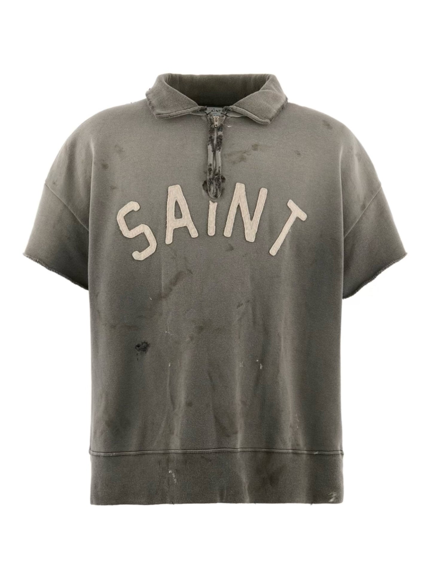 Saint Mxxxxxx SS Half Zip Sweat Black