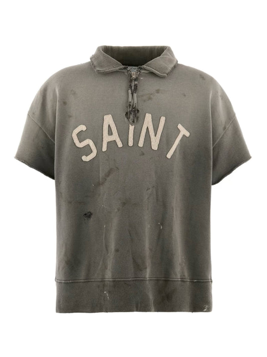 Saint Mxxxxxx SS Half Zip Sweat Black