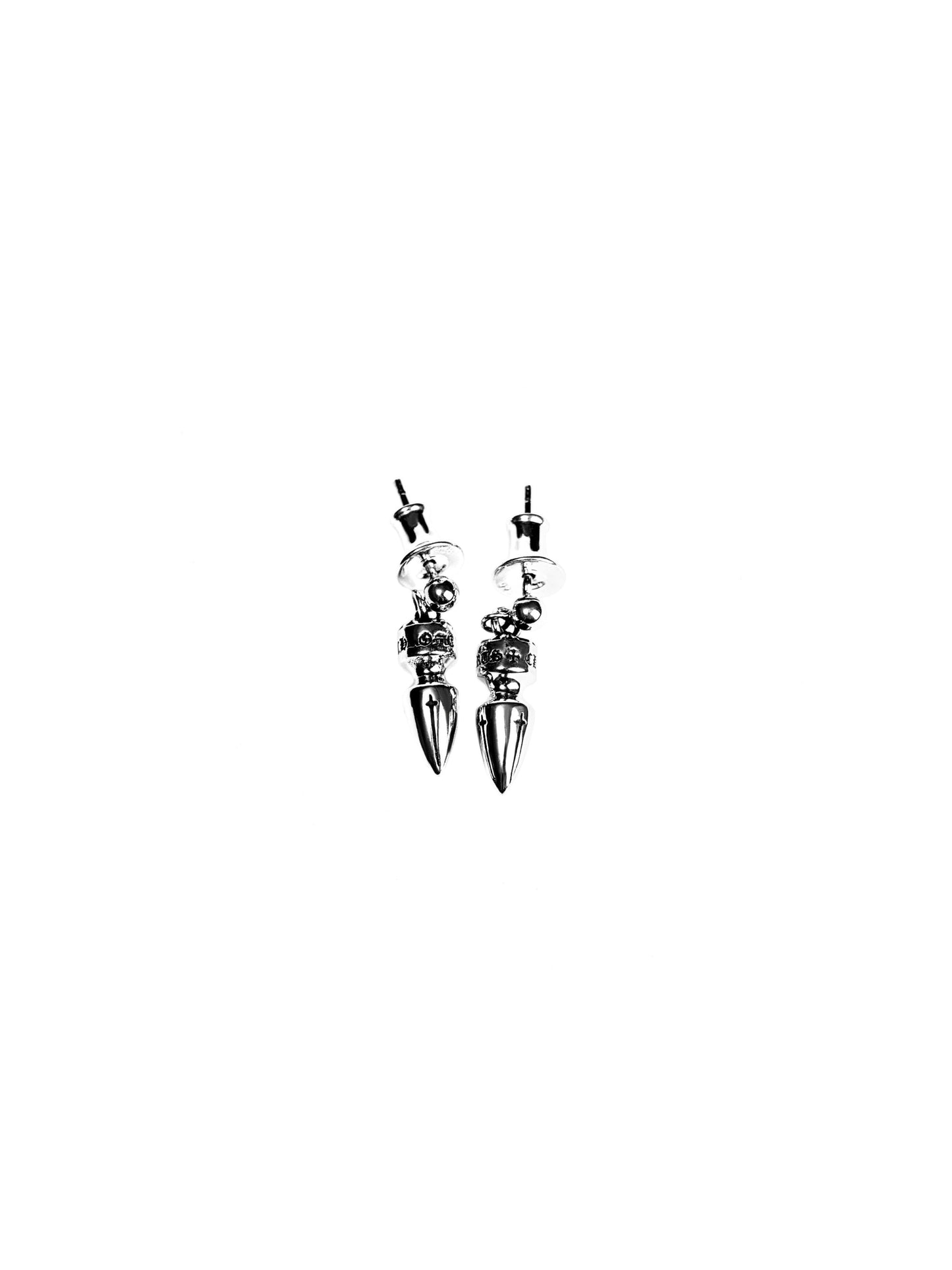 Chrome Hearts Spike Drop Earring