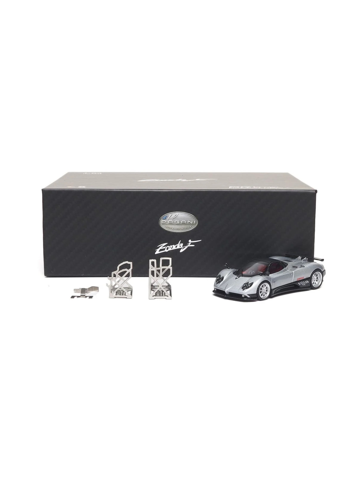 C - AR Box 1:64 Pagani Zonda F 2005 Grigio Mercurio Silver
