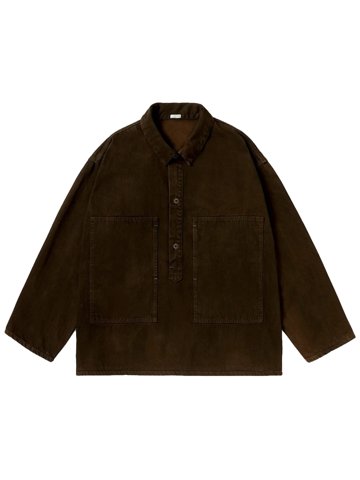 A.Presse Vintage M-35 Denim Pullover Jacket Brown