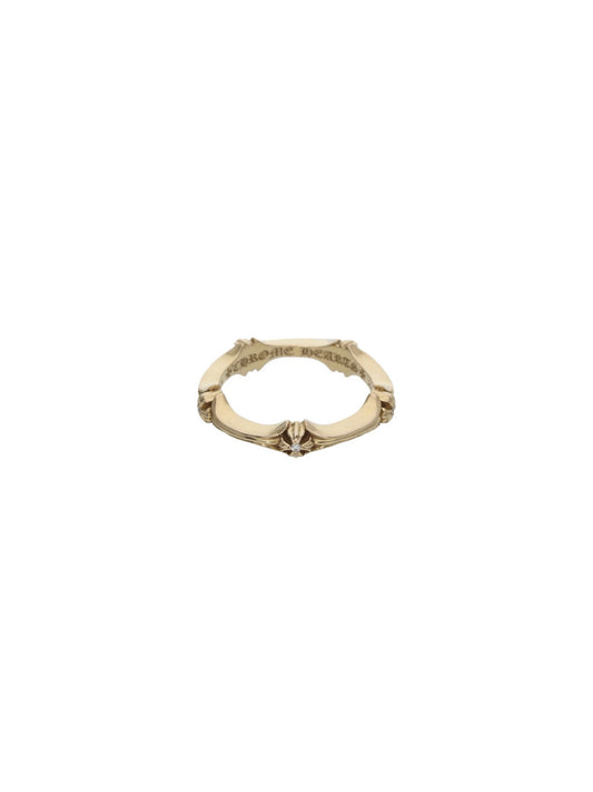Chrome Hearts  22K Gold PLUS AND BONE RING