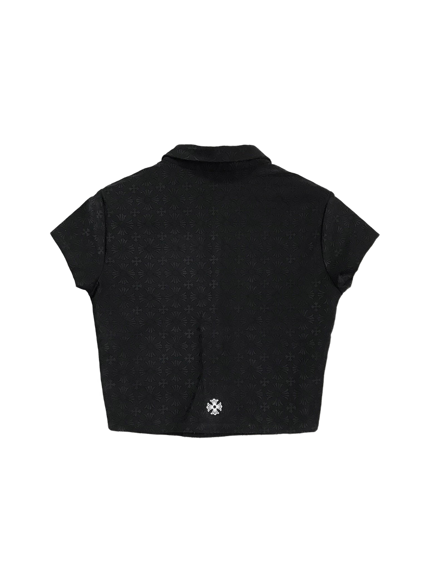 Chrome Hearts Horseshoe Logo Tennis Top Balck