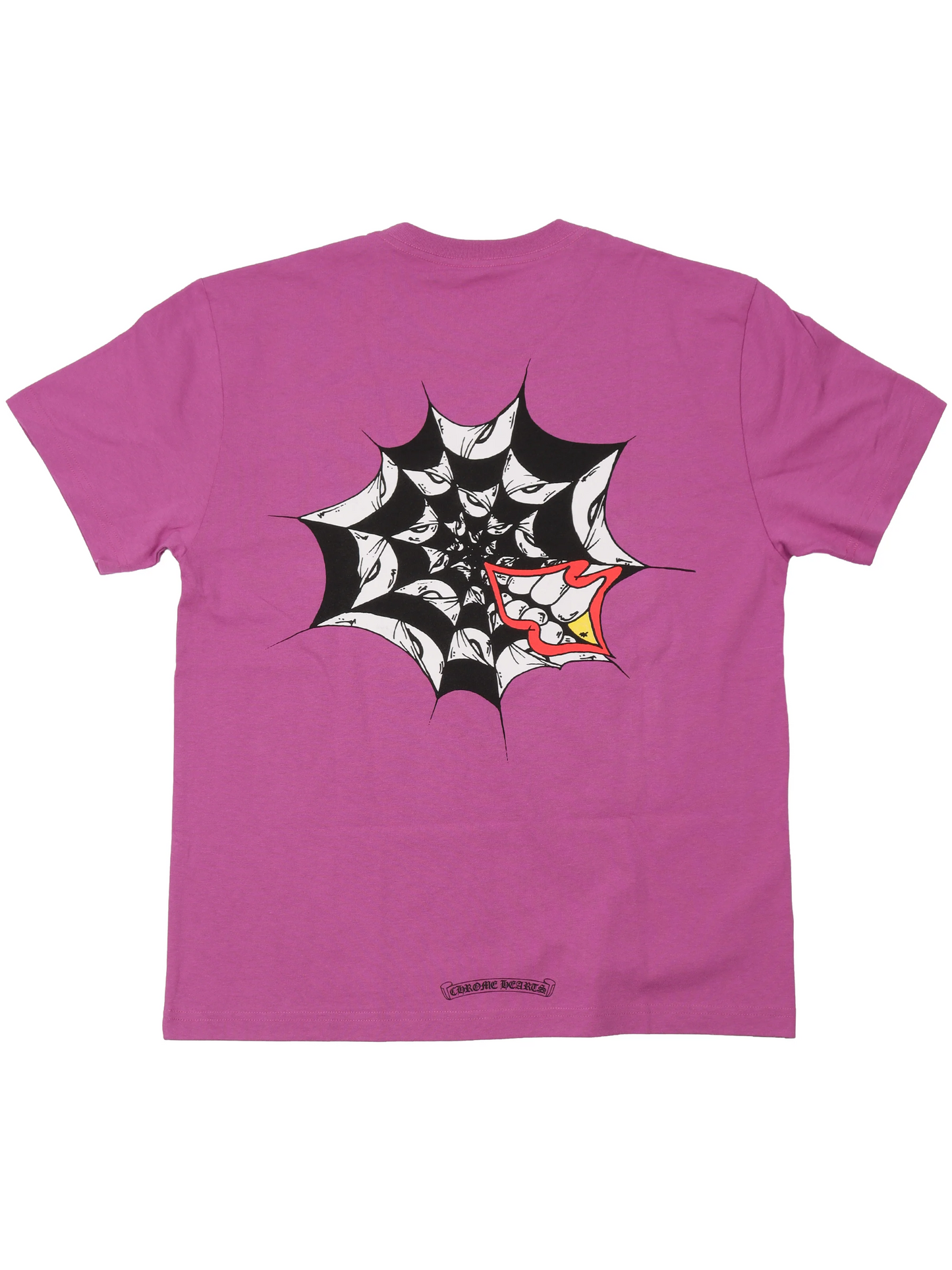 Chrome Hearts Matty Boy Spider Web Tee Purple